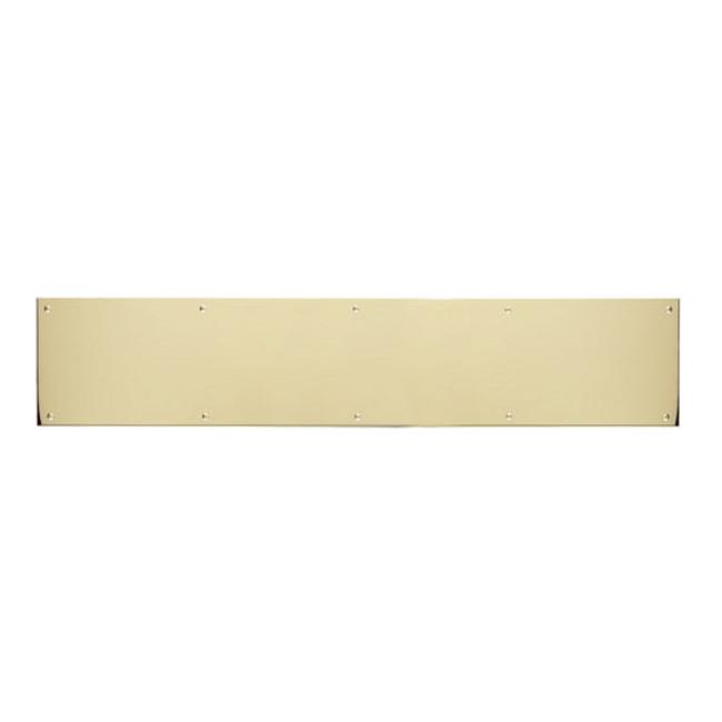 BRASS Accents A09-P0830-605MAG 8 in Kick Plate Polished Brass Magnetic Mount x 30 in